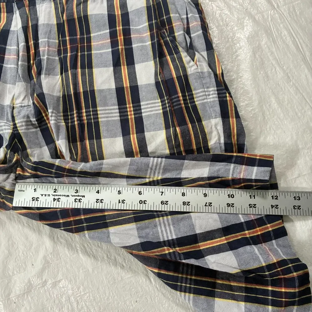 VTG Polo Ralph Lauren Plaid India Shorts 34 (36) 12